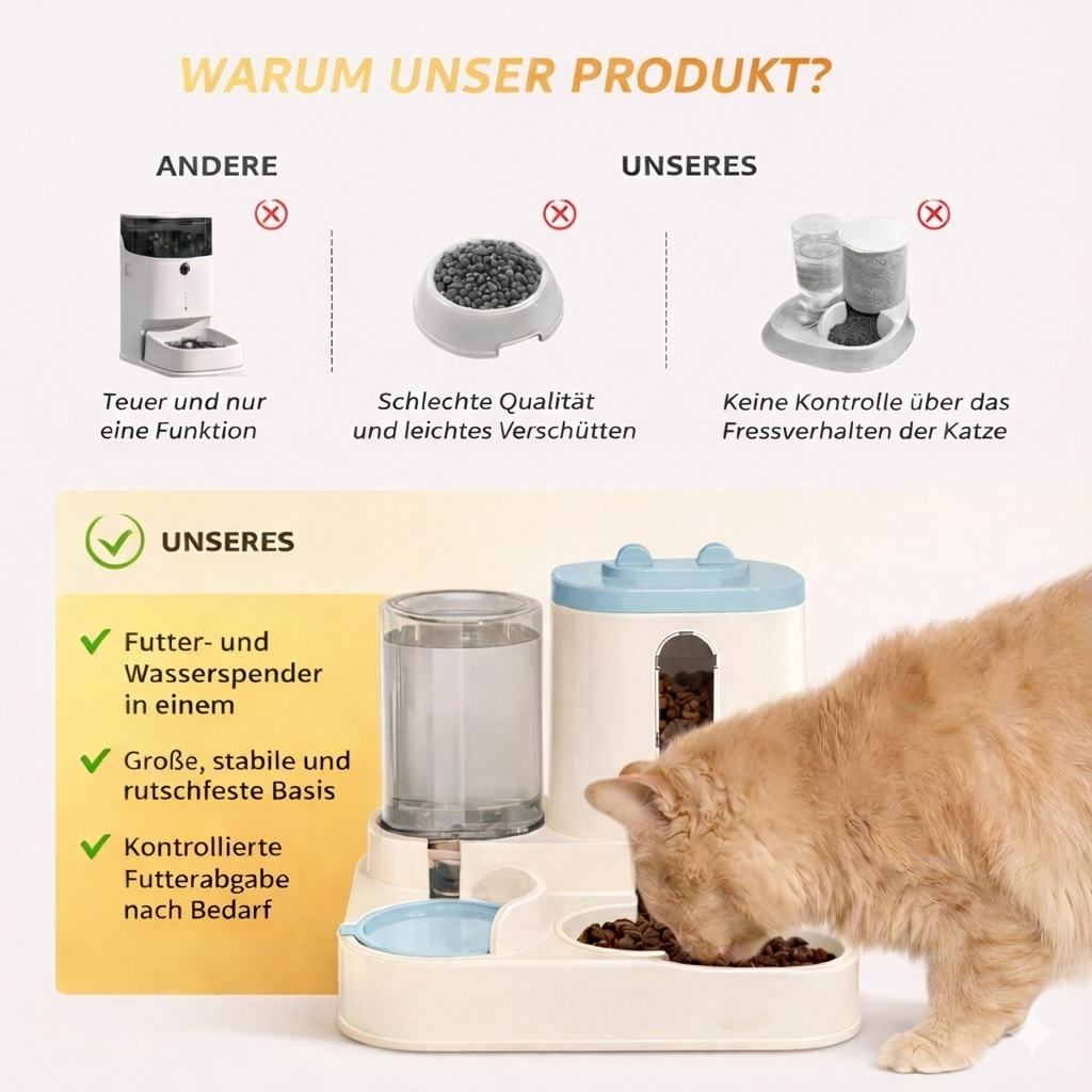 Smart Futter- und Wassersystem